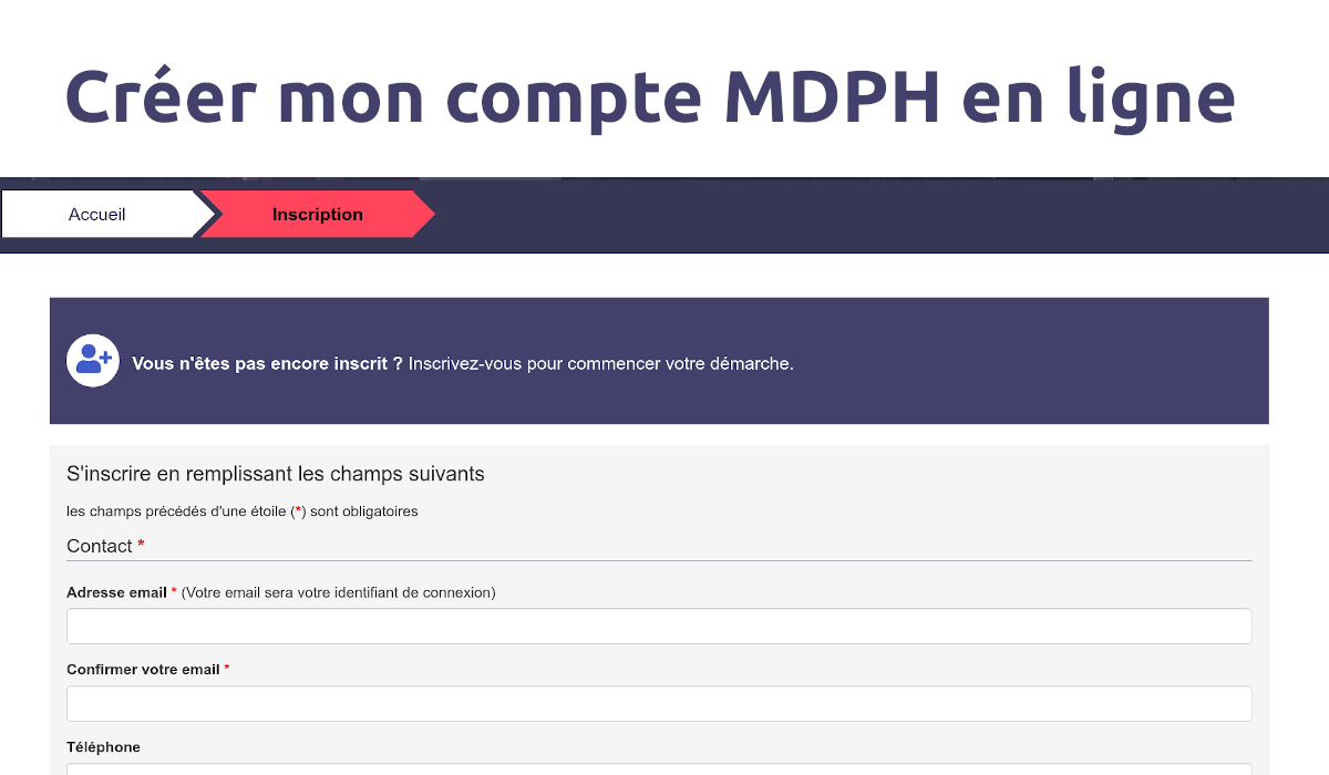 Comment créer mon compte MDPH en ligne? mdphenligne.cnsa.fr
