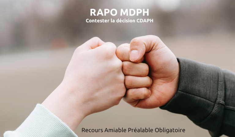 RAPO MDPH Formulaire Et Modèle De Lettre De Recours Administratif