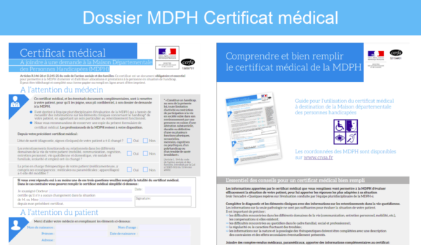 dossier mdph certificat médical