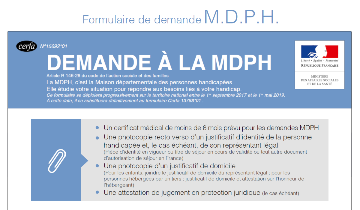 dossier mdph documents à joindre
