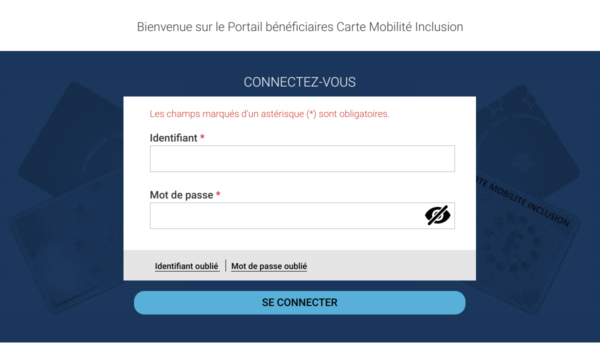 Portail Carte Mobilité Inclusion