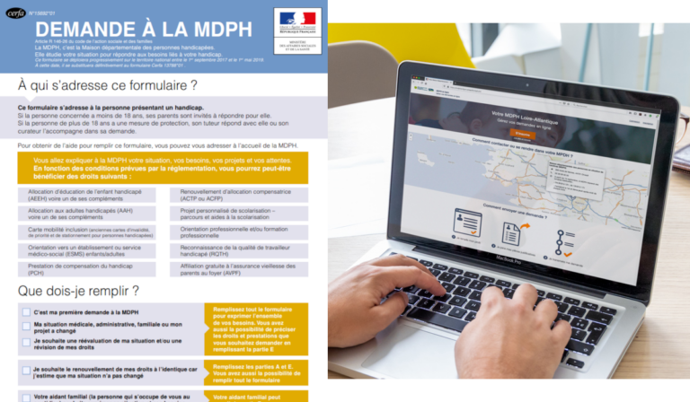 Dossier MDPH en ligne - Dépôt et suivi de demande