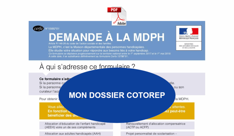 mon dossier cotorep