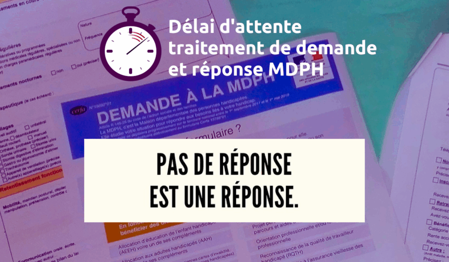 dossier mdph pas de réponse