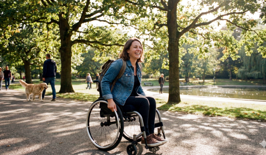 plus libre avec un fauteuil roulant gratuit
